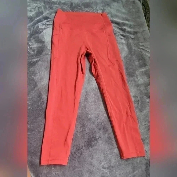 Zyia Active, Red, hi-rise leggings, size 2, Length 29" - Picture 1 of 7